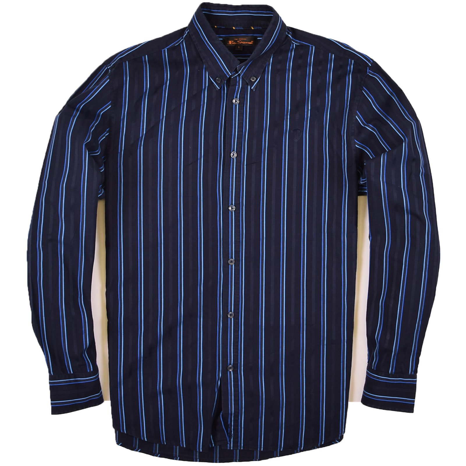 Ben Sherman Herren Hemd Shirt Freizeithemd Gr.L Gestreift Mehrfarbig ...
