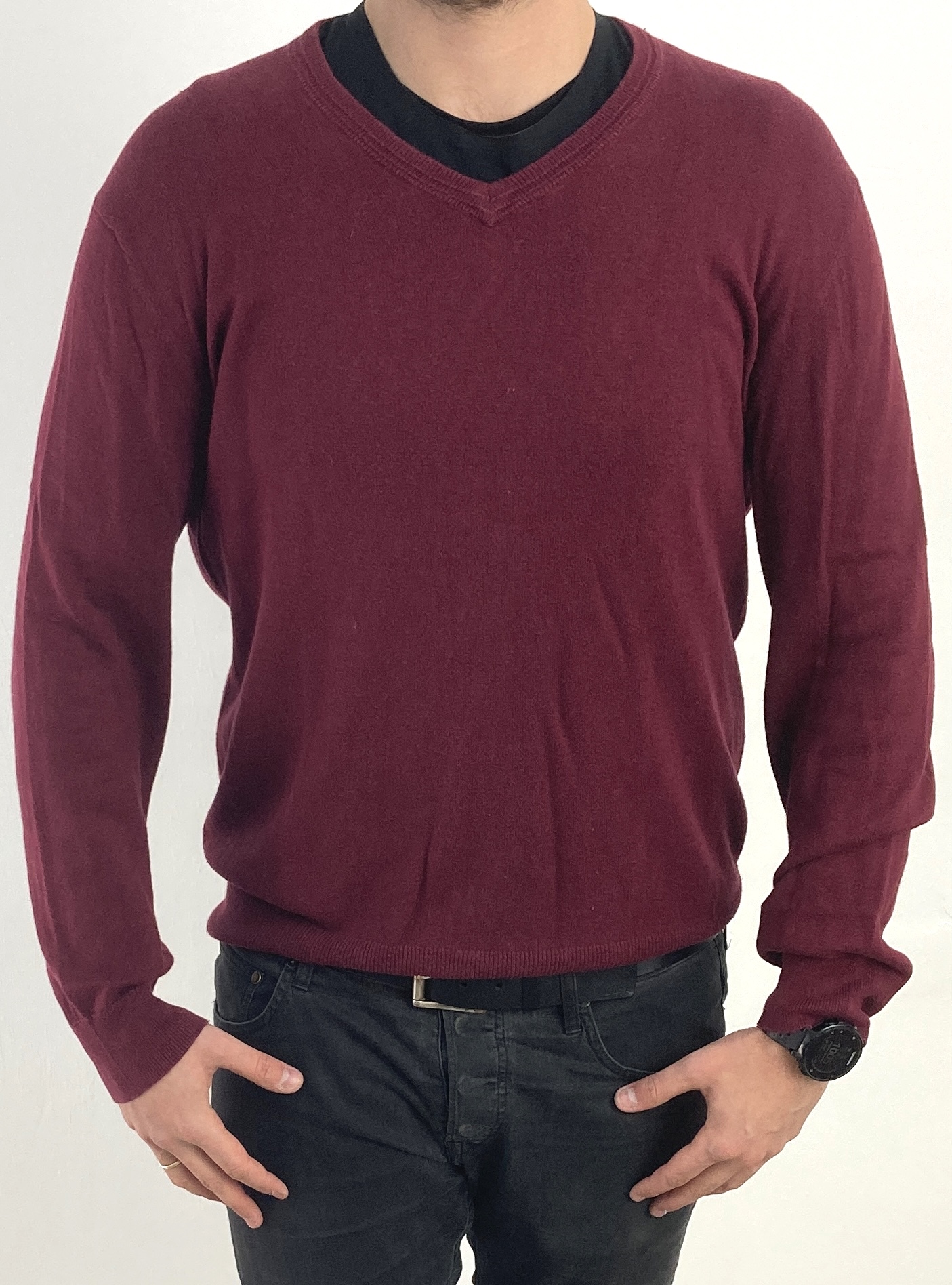 GAP Herren V-Neck Pullover Sweater Gr.M (wie L) 100% ...
