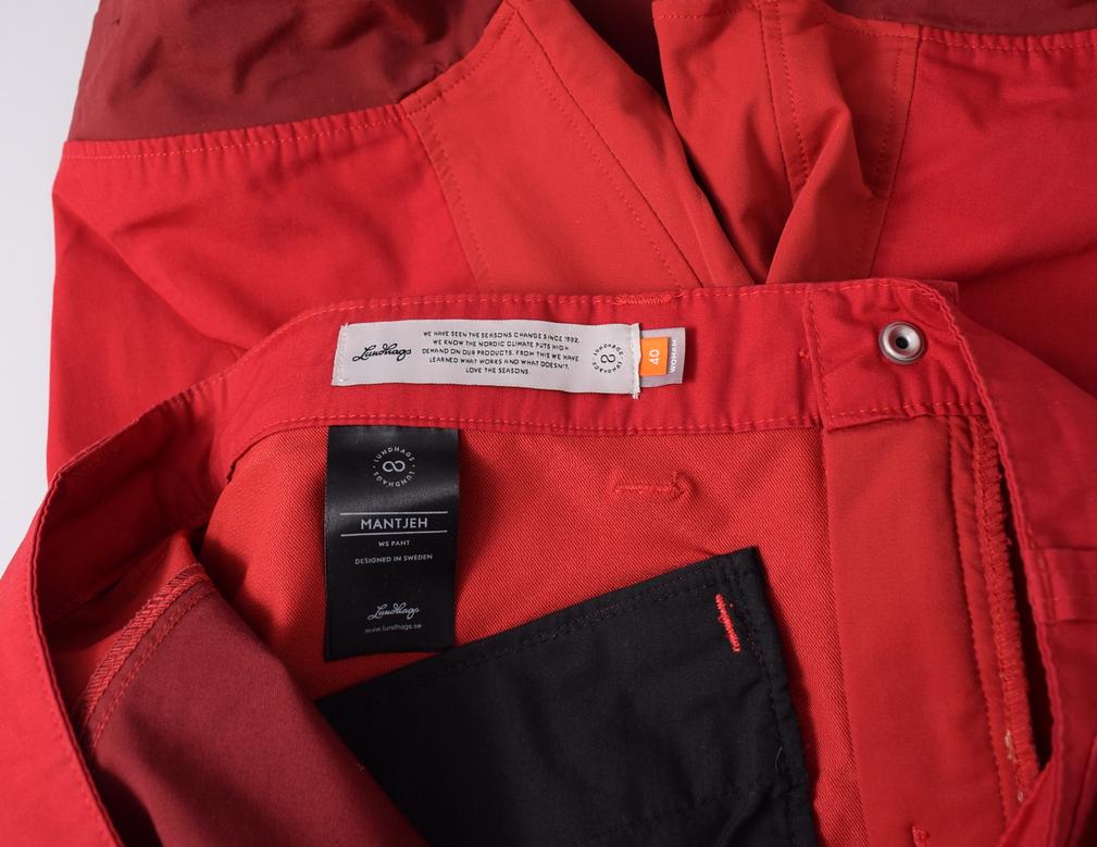 Lundhags Hose Mantjeh Damen Gr.L DE 40 strapazierfähige Outdoorhose Rot 157080
